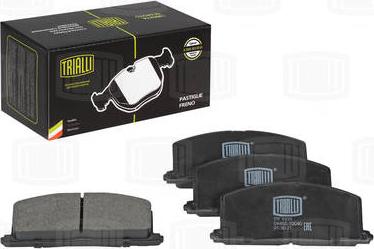 Trialli PF 1931 - Brake Pad Set, disc brake autospares.lv