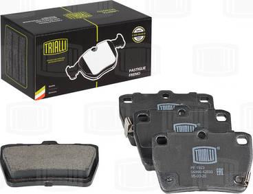 Trialli PF 1923 - Brake Pad Set, disc brake autospares.lv