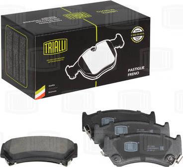 Trialli PF 1409 - Brake Pad Set, disc brake autospares.lv