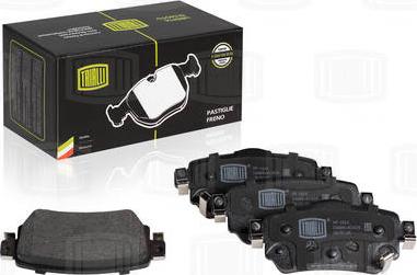 Trialli PF 1424 - Brake Pad Set, disc brake autospares.lv