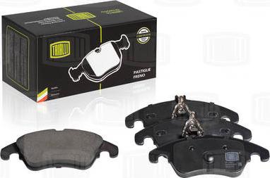 Trialli PF 1506 - Brake Pad Set, disc brake autospares.lv