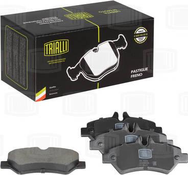 Trialli PF 1574 - Brake Pad Set, disc brake autospares.lv