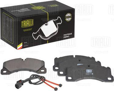 Trialli PF 1607 - Brake Pad Set, disc brake autospares.lv