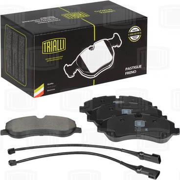 Trialli PF 1045 - Brake Pad Set, disc brake autospares.lv