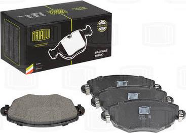 Trialli PF 1007 - Brake Pad Set, disc brake autospares.lv