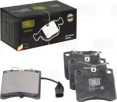 Trialli PF 1832 - Brake Pad Set, disc brake autospares.lv