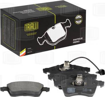 Trialli PF 1837 - Brake Pad Set, disc brake autospares.lv