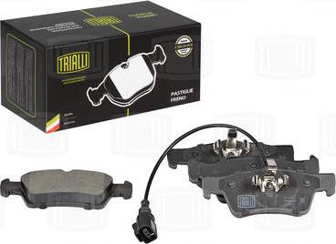 Trialli PF 1876 - Brake Pad Set, disc brake autospares.lv