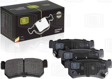 Trialli PF 1702 - Brake Pad Set, disc brake autospares.lv