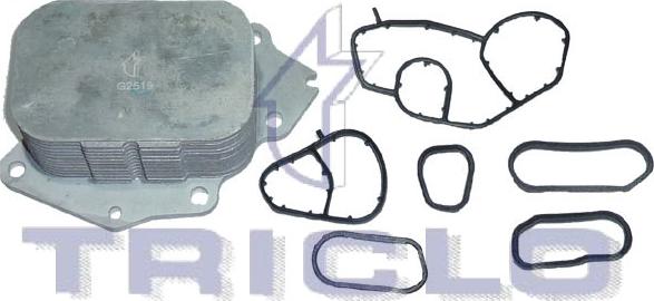 Triclo 411702 - Oil Cooler, engine oil autospares.lv