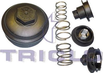 Triclo 312145 - Cap, oil filter housing autospares.lv