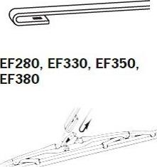 Trico EF380 - Wiper Blade autospares.lv