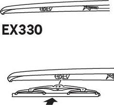 Trico EX330 - Wiper Blade autospares.lv