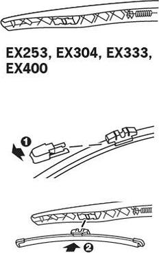 Trico EX333 - Wiper Blade autospares.lv