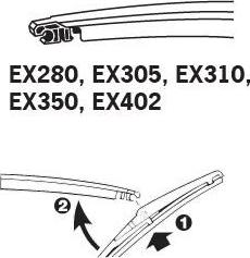 Trico EX305 - Wiper Blade autospares.lv