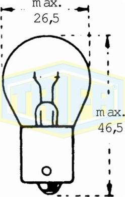 Trifa 01354 - Bulb, stop light autospares.lv