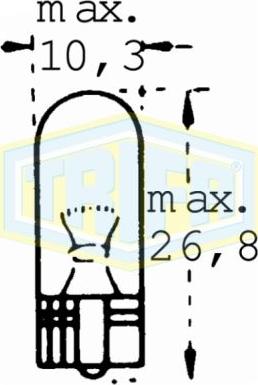 Trifa 01712 - Bulb, indicator autospares.lv