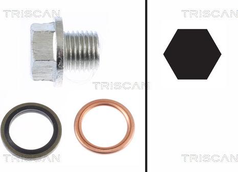 Triscan 9500 1001 - Sealing Plug, oil sump autospares.lv