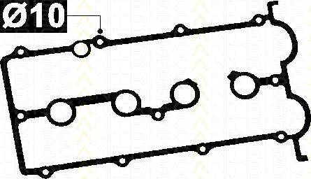 Triscan 515-4051 - Gasket, cylinder head cover autospares.lv