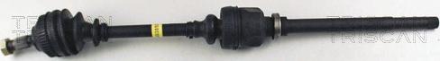 Triscan 8540 38555 - Drive Shaft autospares.lv