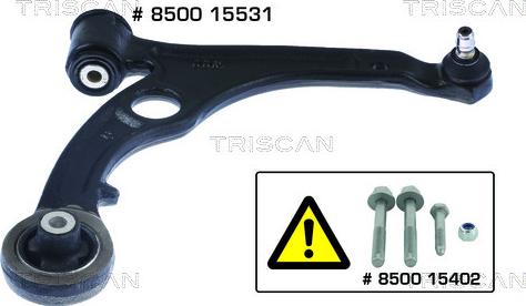 Triscan 8500 15531 - Track Control Arm autospares.lv