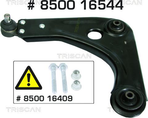 Triscan 8500 16544 - Track Control Arm autospares.lv