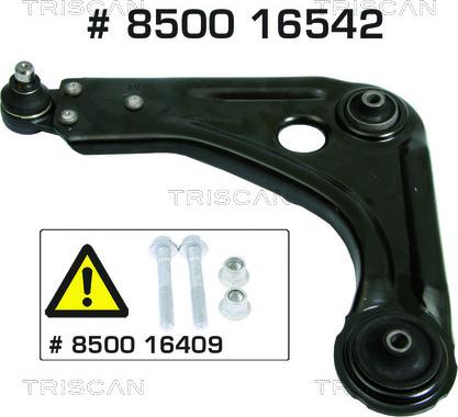 Triscan 8500 16542 - Track Control Arm autospares.lv