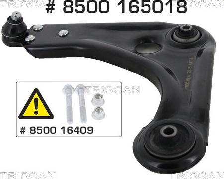 Triscan 8500 165018 - Track Control Arm autospares.lv