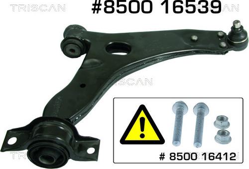 Triscan 8500 16539 - Track Control Arm autospares.lv