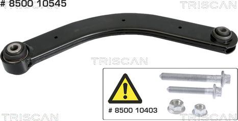 Triscan 8500 10545 - Track Control Arm autospares.lv