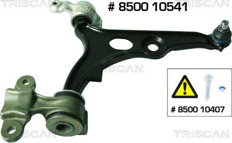Triscan 8500 10541 - Track Control Arm autospares.lv