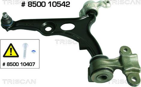 Triscan 8500 10542 - Track Control Arm autospares.lv