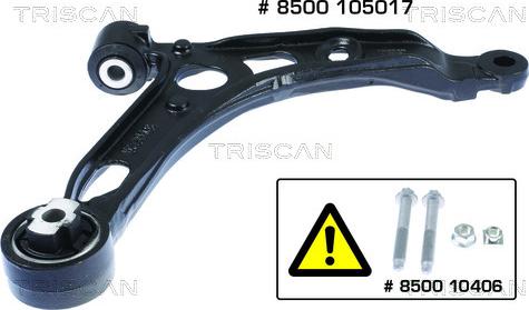 Triscan 8500 105017 - Track Control Arm autospares.lv