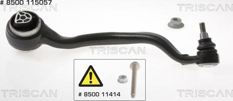 Triscan 8500 115057 - Track Control Arm autospares.lv