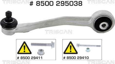 Triscan 8500 295038 - Track Control Arm autospares.lv
