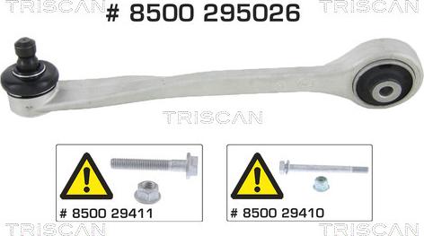 Triscan 8500 295026 - Track Control Arm autospares.lv
