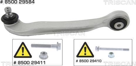 Triscan 8500 29584 - Track Control Arm autospares.lv