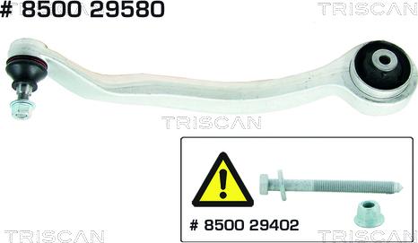 Triscan 8500 29580 - Track Control Arm autospares.lv