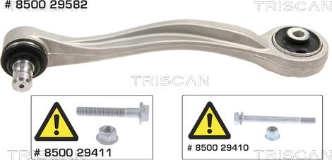 Triscan 8500 29582 - Track Control Arm autospares.lv