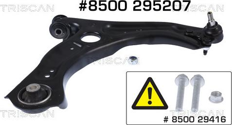 Triscan 8500 295207 - Track Control Arm autospares.lv