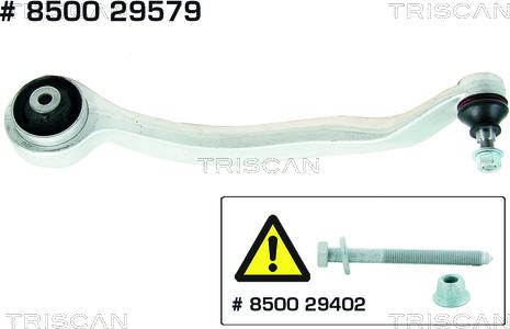 Triscan 8500 29579 - Track Control Arm autospares.lv