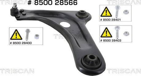 Triscan 8500 28566 - Track Control Arm autospares.lv