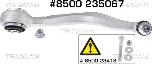 Triscan 8500 235067 - Track Control Arm autospares.lv