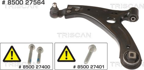 Triscan 8500 27564 - Track Control Arm autospares.lv