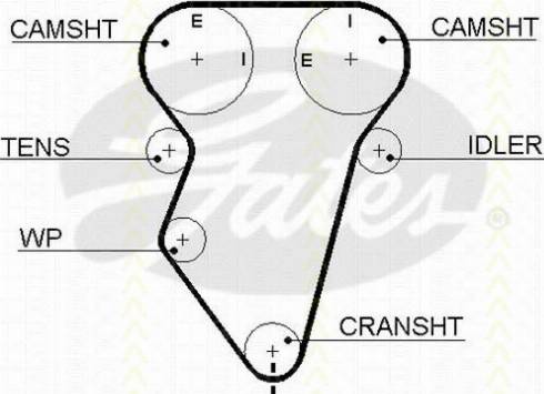 Triscan 8645 5419xs - Timing Belt autospares.lv