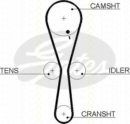 Triscan 8645 5547xs - Timing Belt autospares.lv