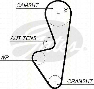 Triscan 8645 5575xs - Timing Belt autospares.lv