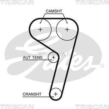 Triscan 8645 5669xs - Timing Belt autospares.lv