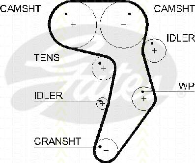 Triscan 8645 5607xs - Timing Belt autospares.lv