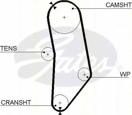 Triscan 8645 5010 - Timing Belt autospares.lv